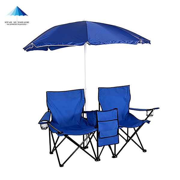 Outdoor Portable Folding Picnic Beach Camping Chair With Umbrella