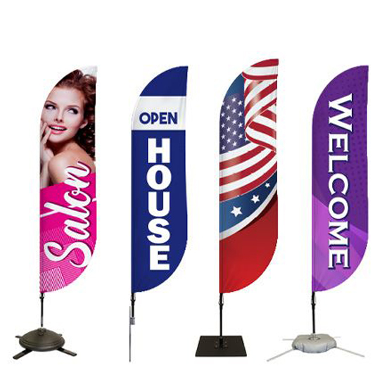 Beach Convex feather flags