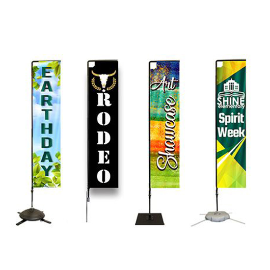 rectangle banner flags