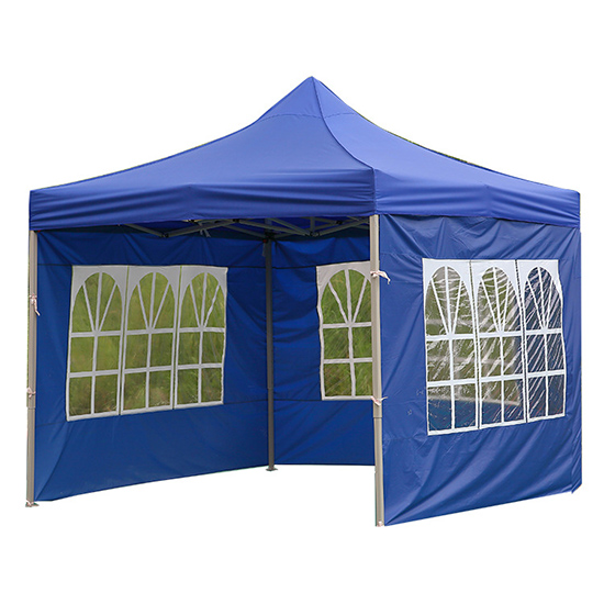 Portable Pop Up Gazebo Marquee Tent With Clear PVC Windows And Walls