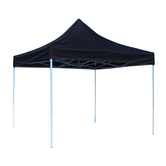 Black Color Custom Pop Up Gazebo Tent With Branded Logo