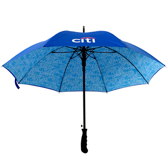 23inches straight stick umbrella with double canopy