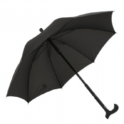 Black Walking Stick Umbrella 2 in 1 Combination