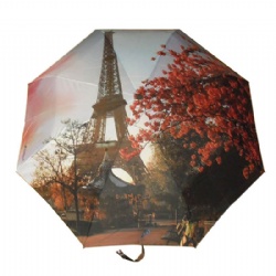 3 folding umbrella with full color printing
