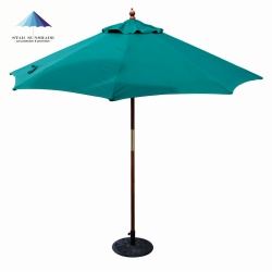 wholesale wooden garden umbrella for outdoor