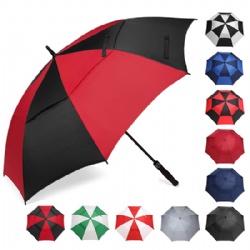 Golf Umbrella 68/62/58 Inches Large Oversize Double Canopy Vented Automatic Open Stick Umbrellas for Men and Women