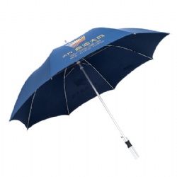 Aluminum Construction Men Stick Promotional Umbrella