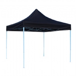 Black Color Custom Pop Up Gazebo Tent With Branded Logo