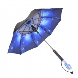 Custom UV Umbrella With Fan And Water Spray