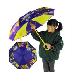 Kid Size Stick Reverse Inverted Umbrella For Children