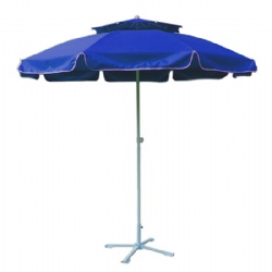 Custom Air Vented Parasol Sun Umbrella UV Resistant