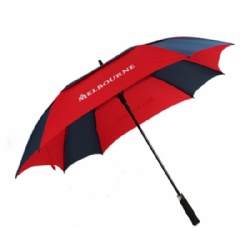 Advertising Vented Square Sport Golf Umbrella With Branded Logo